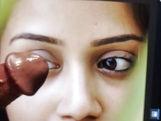 Nivetha Pethuraj face massage with cock