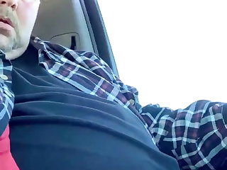 Small Cock Fat Fag Slut WADD4U Jerk a small cock in the parking 1